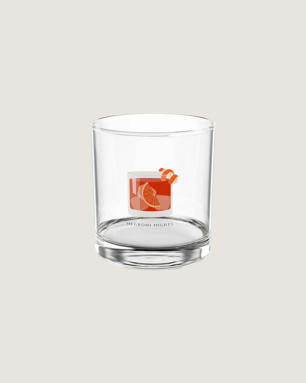 Negroni Nights Glass