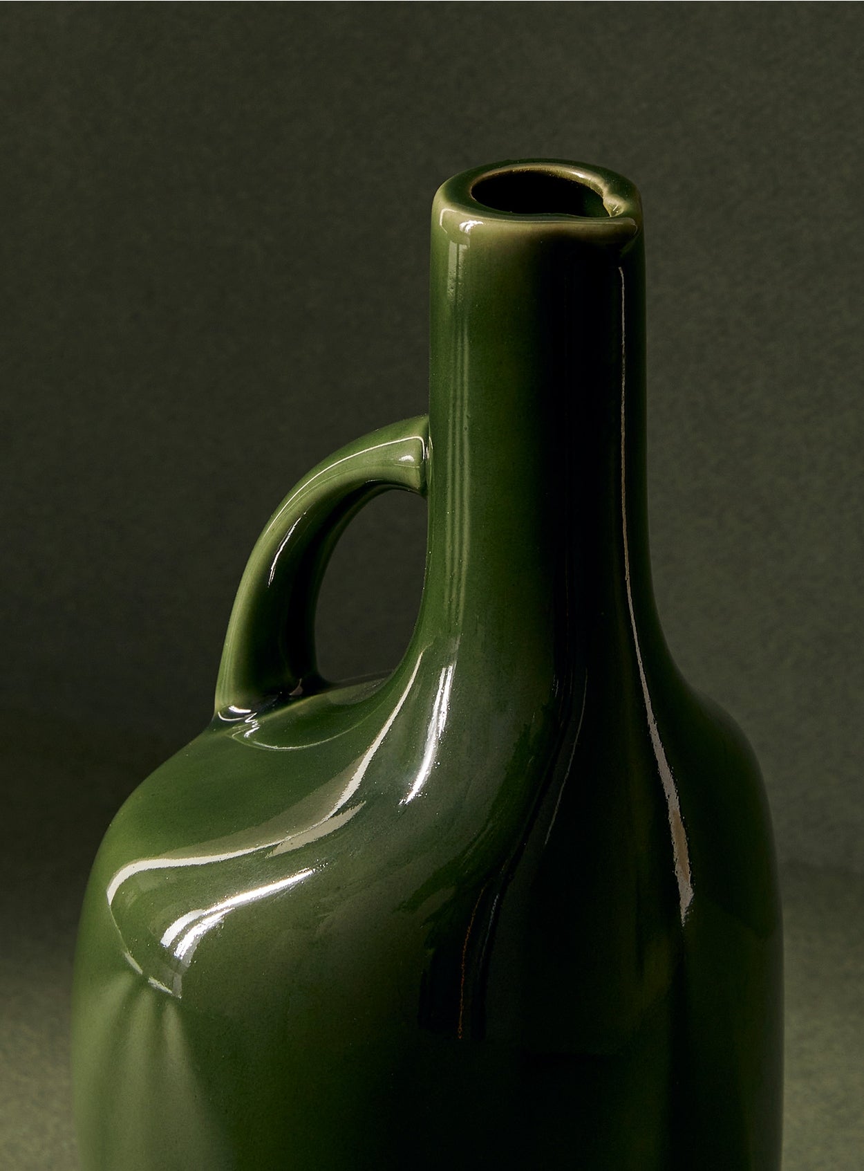 Stoneware Olive Oil Cruet