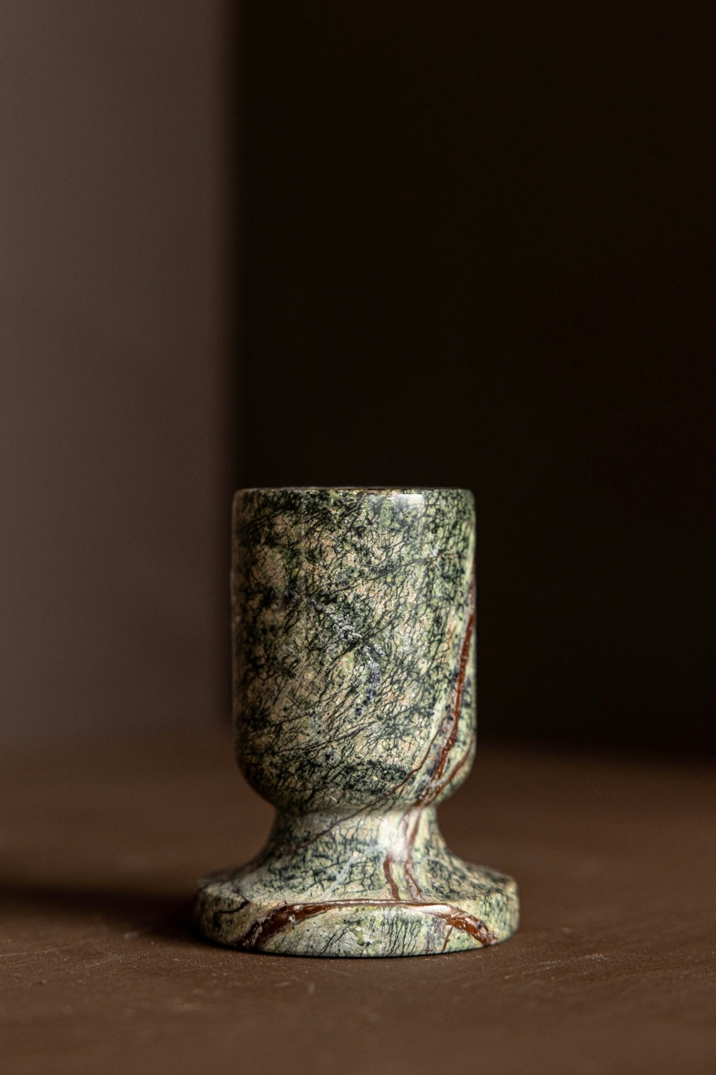 Emerald Marble Tapered Candle Holder